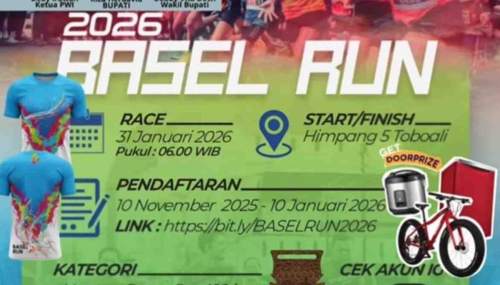 Basel Run 2026 Hadirkan Sensasi Sport Tourism, Rute Lari Lintasi Wisata Toboali