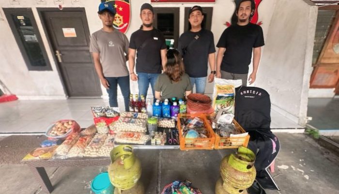 IRT Residivis Curi Sembako, Buser Naga Polresta Pangkalpinang Bertindak Cepat