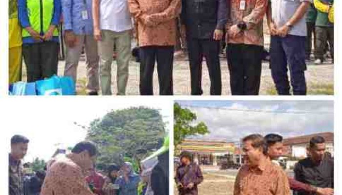 478 Petugas Kebersihan Pangkalpinang Terima Bantuan Sembako dari Pemkot dan Perbankan