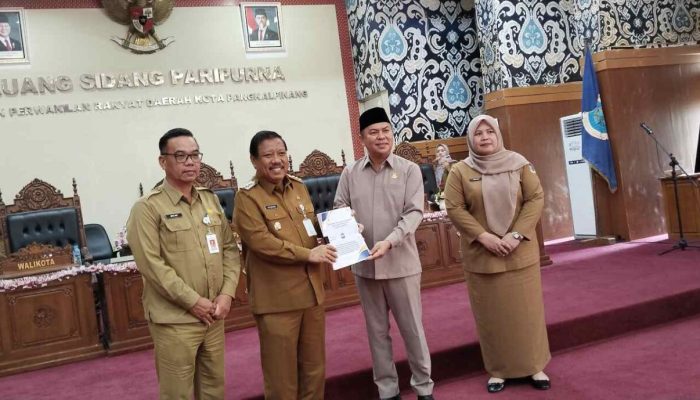 DPRD Pangkalpinang Gelar Paripurna Penyampaian LKPJ 2025