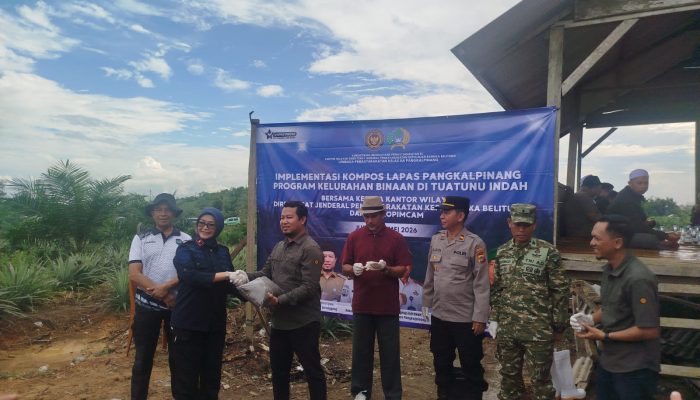 Lapas Pangkalpinang Produktifkan Kebun Adat Tuatunu Indah Melalui Program Kelurahan Binaan