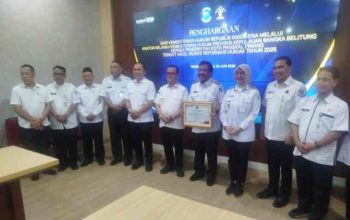 Pemkot Pangkalpinang Terima Penghargaan dari Kementerian Hukum RI