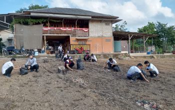 Lapas Pangkalpinang dan Warga Tuatunu Indah Gotong Royong Siapkan Kawasan Agro Culture