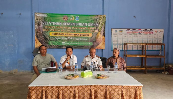 Lapas Pangkalpinang Fasilitasi Pelatihan Olahan Nanas untuk Dorong UMKM Tuatunu