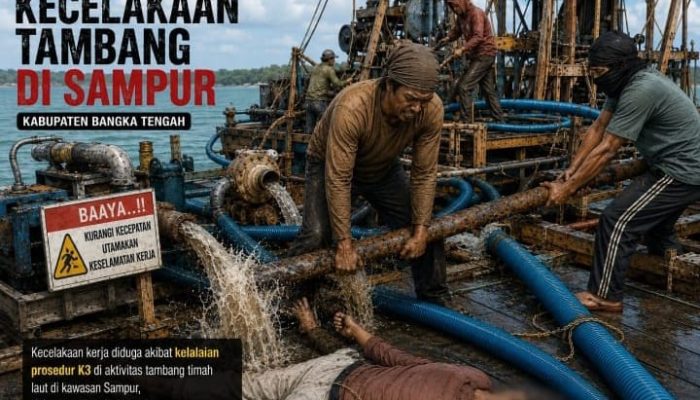 Kecelakaan Kerja di Tambang Laut Sampur, Seorang Pekerja Dilaporkan Meninggal